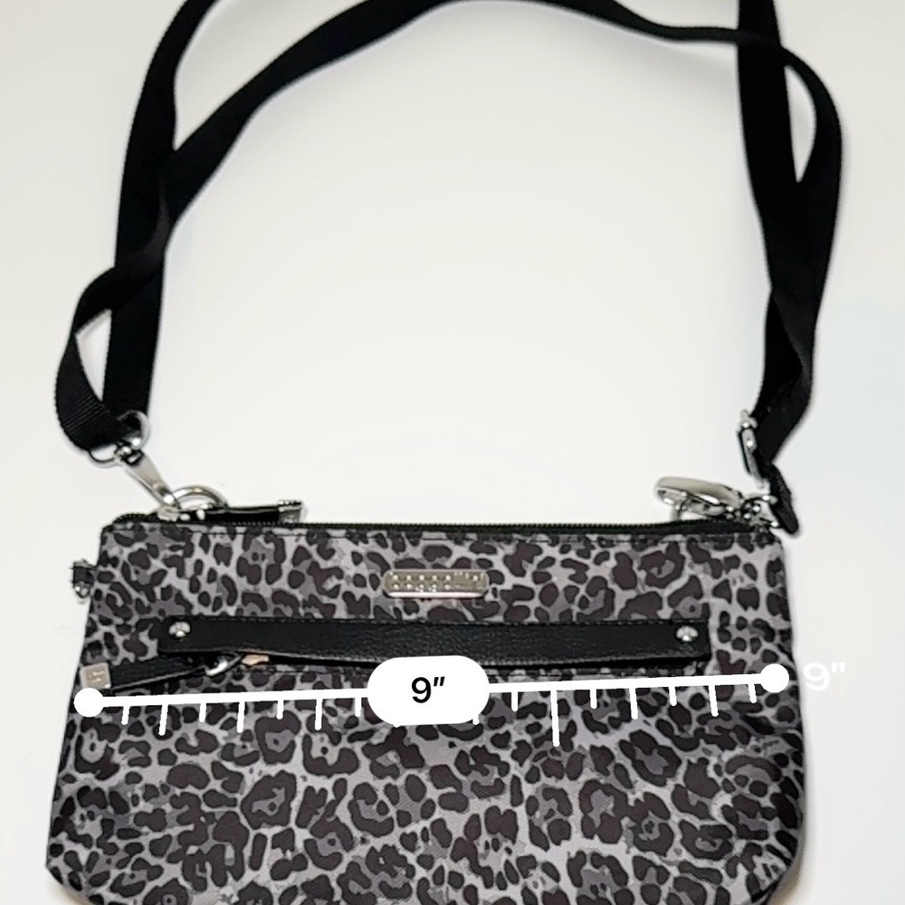BAGGALLINI Animal Print Black/Gray RFID Security - Picture 4 of 8